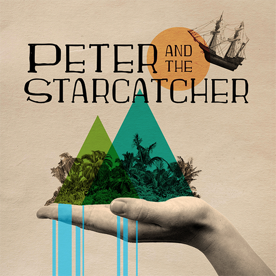 Graphic image for University Theatre's "Peter and the Starcatcher"